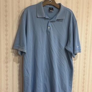 Nike Men's Light Blue Polo Shirt